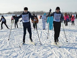 Более 400 мегионцев приняли участие в гонке «Лыжня России-2016»